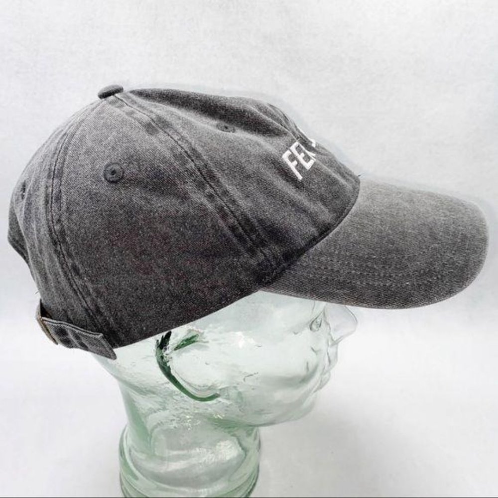 Fearless Embroidered Acid Wash Baseball Cap OSFM - Picture 8 of 10